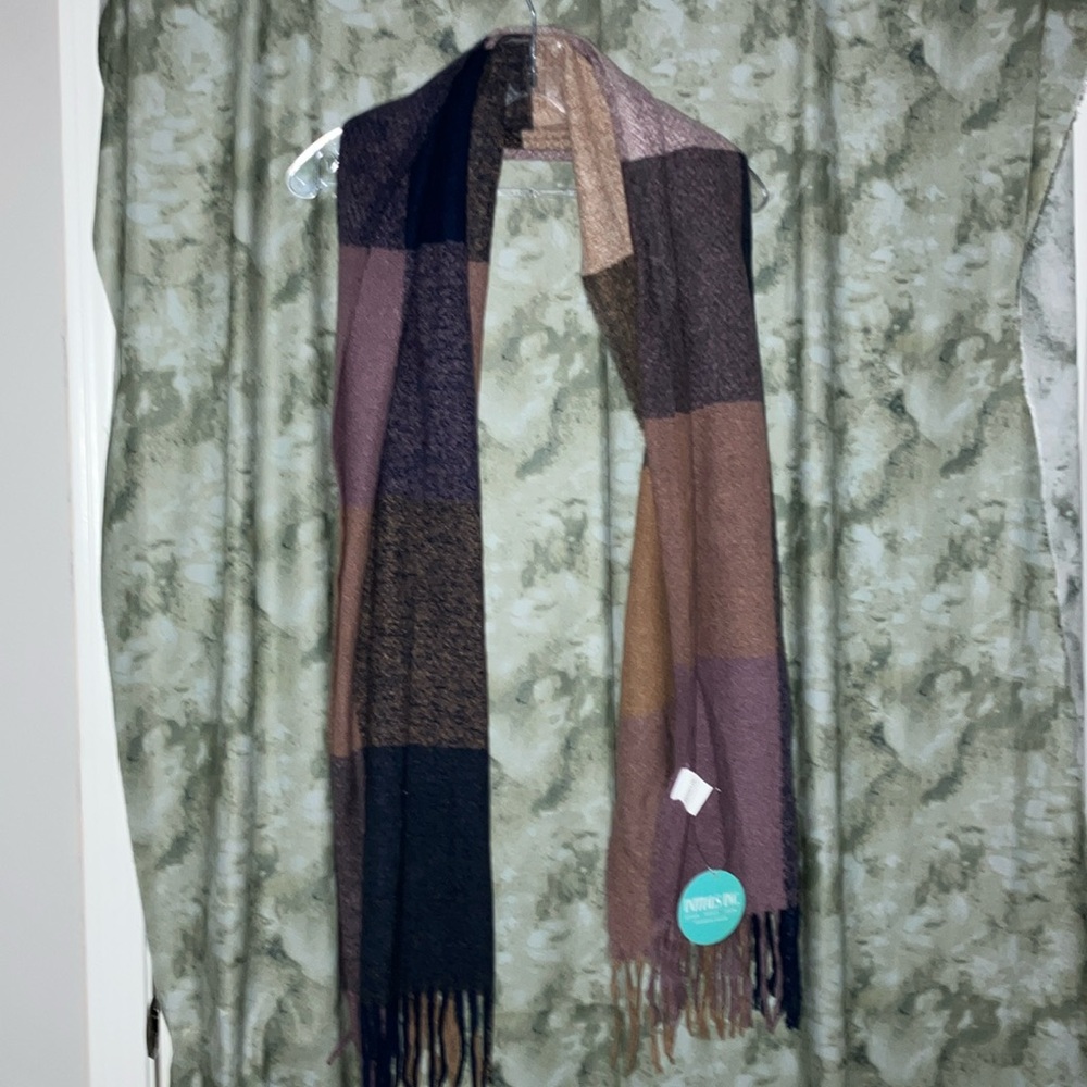 Multicolor Plaid Scarf
